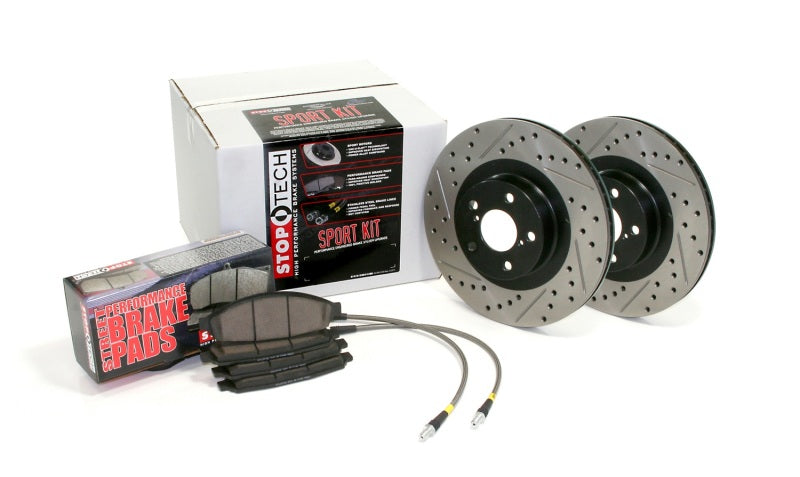 

Stoptech  - STO978.45005 - Sport Axle Pack, Drilled & Slotted, 4 Wheel - Shipped in Europe - Tuningsupply.com
