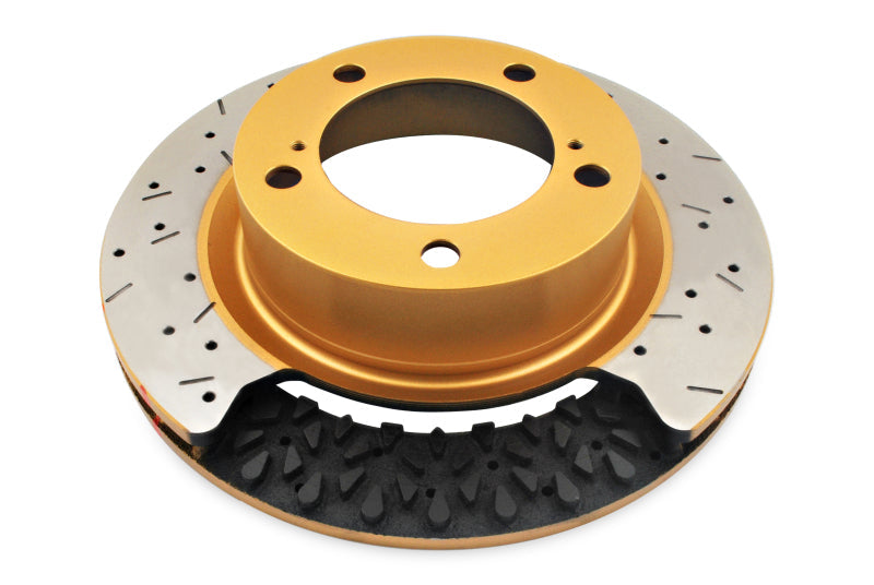 DBA 12-19 Jeep Grand Cherokee SRT8 5000 Series Drilled Front Brake Rotor 2 Piece w/ Hats-tuningsupply.com