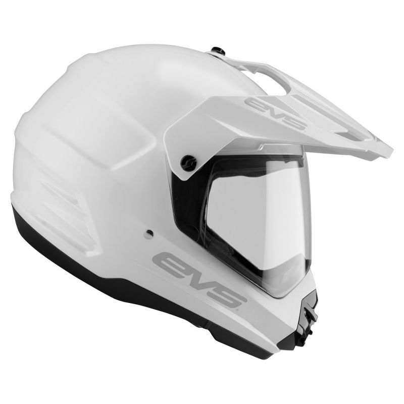 EVS Dual Sport Helmet Venture Solid White - Small-tuningsupply.com