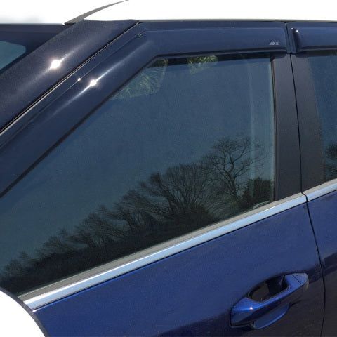 AVS 21-22 Kia Seltos Ventvisor Outside Mount Window Deflectors 4pc - Smoke-tuningsupply.com