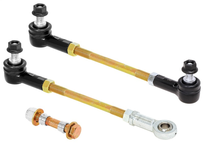 

RockJock RJ-243100-103 - ROKRJ-243100-103 - RockJock JL/JT Adjustable Sway Bar End Link Kit Front 8 1/2in Long Rods - Shipped in Europe - Tuningsupply.com
