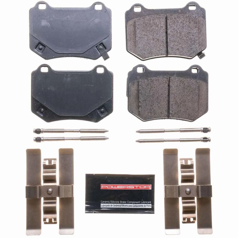 Power Stop 18-19 Subaru WRX STi Rear Z23 Evolution Sport Brake Pads w/Hardware-tuningsupply.com