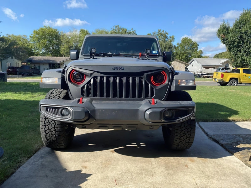 Oracle Oculus Bi-LED Projector Headlights for Jeep JL/Gladiator JT - w/ Simple Cntrl SEE WARRANTY-tuningsupply.com