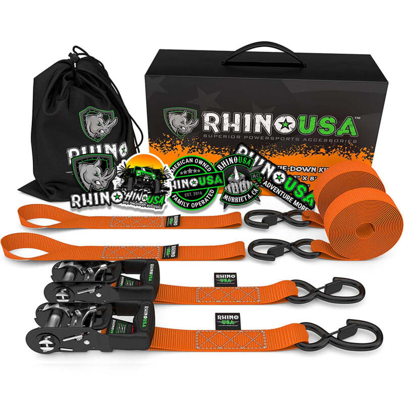 
  

Rhino USA HDKIT-2PK-ORG - RSAHDKIT-2PK-ORG - Rhino USA Heavy Duty Ratchet Tie-Downs 2-Pack (Orange) 1.6In X 8Ft - Shipped in Europe - Tuningsupply.com

