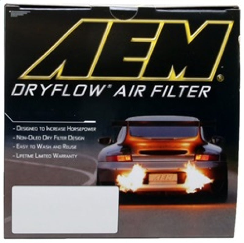 

AEM Induction AE-20993 - AEMAE-20993 - AEM DryFlow Air Filter - Round 2.75in ID x 6.25in OD x 8.25in H fits 2007-2014 Ford/Volvo - Shipped in Europe - Tuningsupply.com
