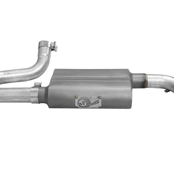 aFe Scorpion Exhaust System Axle Back Aluminized Hi-Tuck 07-17 Jeep Wrangler JK V6 3.6/3.8L-tuningsupply.com