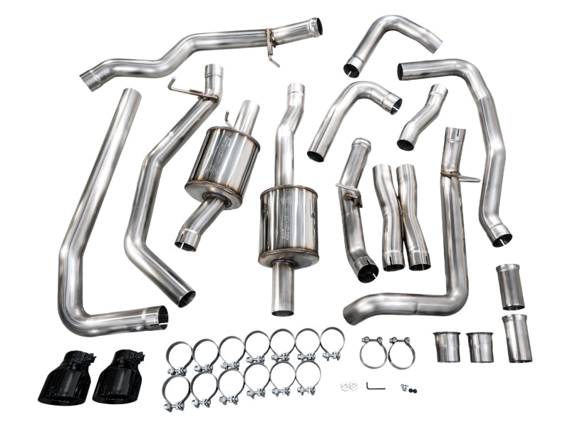 

AWE Tuning 3015-33630 - AWE3015-33630 - AWE Tuning 2025+ RAM 1500 RHO 3.0 I6 TT 0FG Dual Rear Exit Cat-Back Exhaust - Diamond Black Tips - Shipped in Europe - Tuningsupply.com
