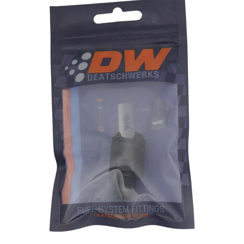 

DeatschWerks 6-02-0103-B - DWK6-02-0103-B - DeatschWerks 6AN Male Flare to 3/8in Female EFI Quick Connect Adapter - Anodized Matte Black - Shipped in Europe - Tuningsupply.com
