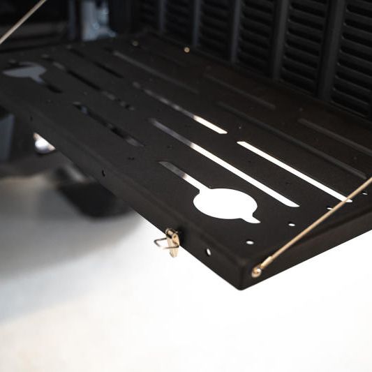 DV8 Jeep JL Tailgate Mounted Table (Trail Table) - Black-tuningsupply.com