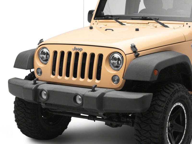 

Raxiom J178741 - RAXJ178741 - Raxiom 07-18 Jeep Wrangler Axial Series 7-Inch LED Headlights w DRL/ Black Housing - Clear Lens - Shipped in Europe - Tuningsupply.com
