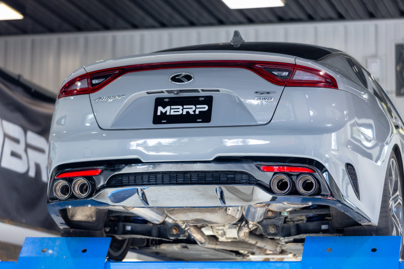 MBRP 18-22 Kia Stinger GT Bezel Kit Quad Tip CF-tuningsupply.com