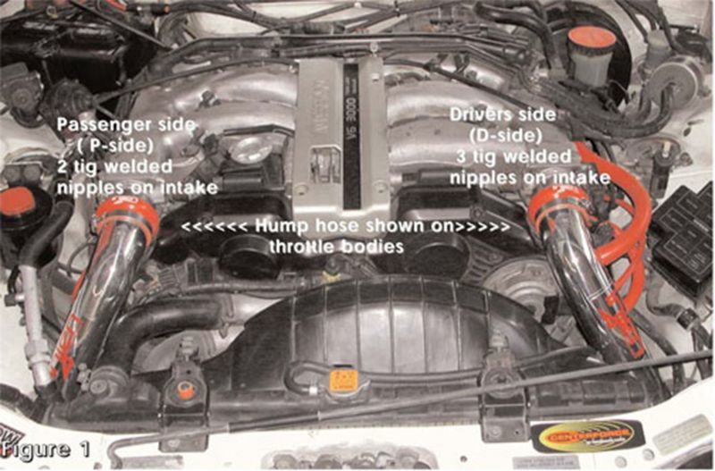 Injen 90-96 Pipe Only Intake System 300Z Non Turbo Polished Short Ram Intake-tuningsupply.com