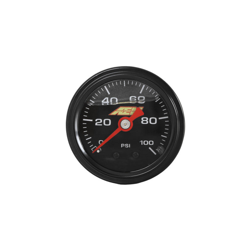 

AEM 30-2135-100 - AEM30-2135-100 - AEM 0-100 PSI Liquid Filled Mechanical Pressure Gauge - 1/8 NPT - Shipped in Europe - Tuningsupply.com
