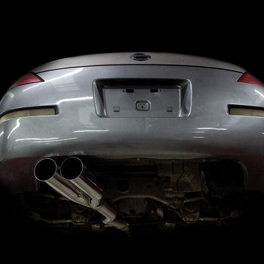 ISR Performance EP (Straight Pipes) Dual Tip Exhaust 4in - Nissan 350Z-tuningsupply.com