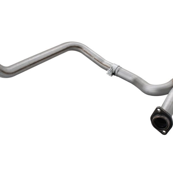 aFe Power Twisted Steel Y-Pipe Stainless Steel 2.5in 12-14 Jeep Wrangler V6 3.6L-tuningsupply.com