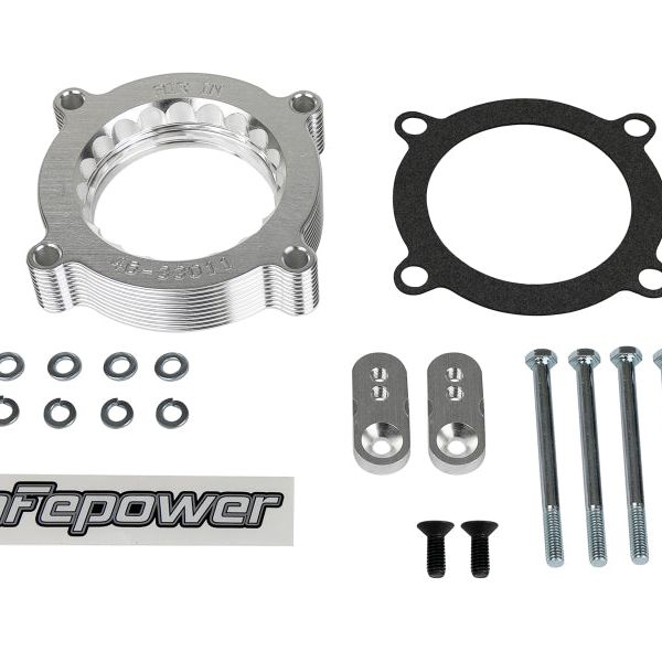 aFe Silver Bullet Throttle Body Spacers TBS Ford F-150 Raptor 10-12 V8-6.2L-tuningsupply.com