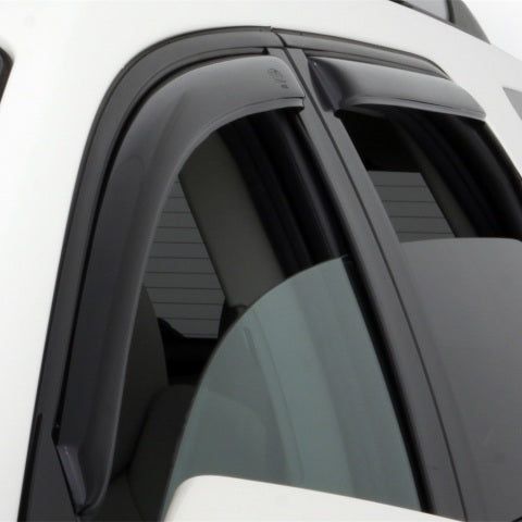 AVS 16-18 Mazda 2 Ventvisor In-Channel Front & Rear Window Deflectors 4pc - Smoke-tuningsupply.com