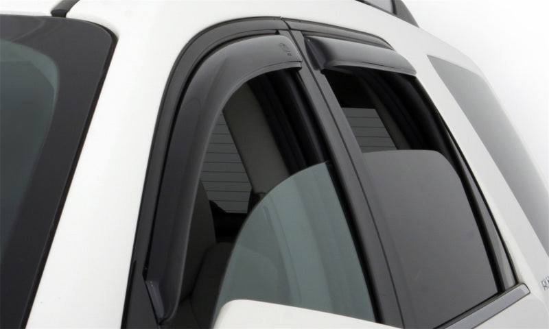 AVS 00-05 Ford Focus ZX4 Ventvisor In-Channel Front & Rear Window Deflectors 4pc - Smoke-tuningsupply.com