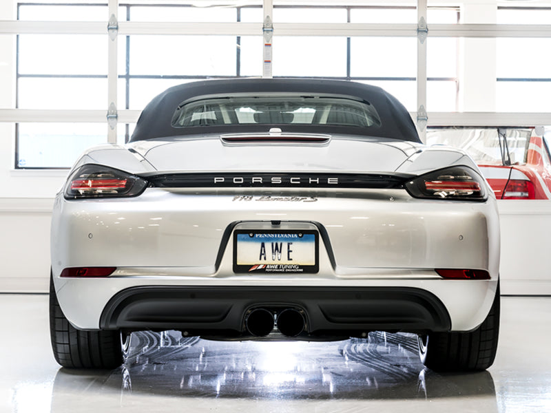 

AWE Tuning 3010-33048 - AWE3010-33048 - AWE Tuning Porsche 718 Boxster / Cayman Track Edition Exhaust - Diamond Black Tips - Shipped in Europe - Tuningsupply.com
