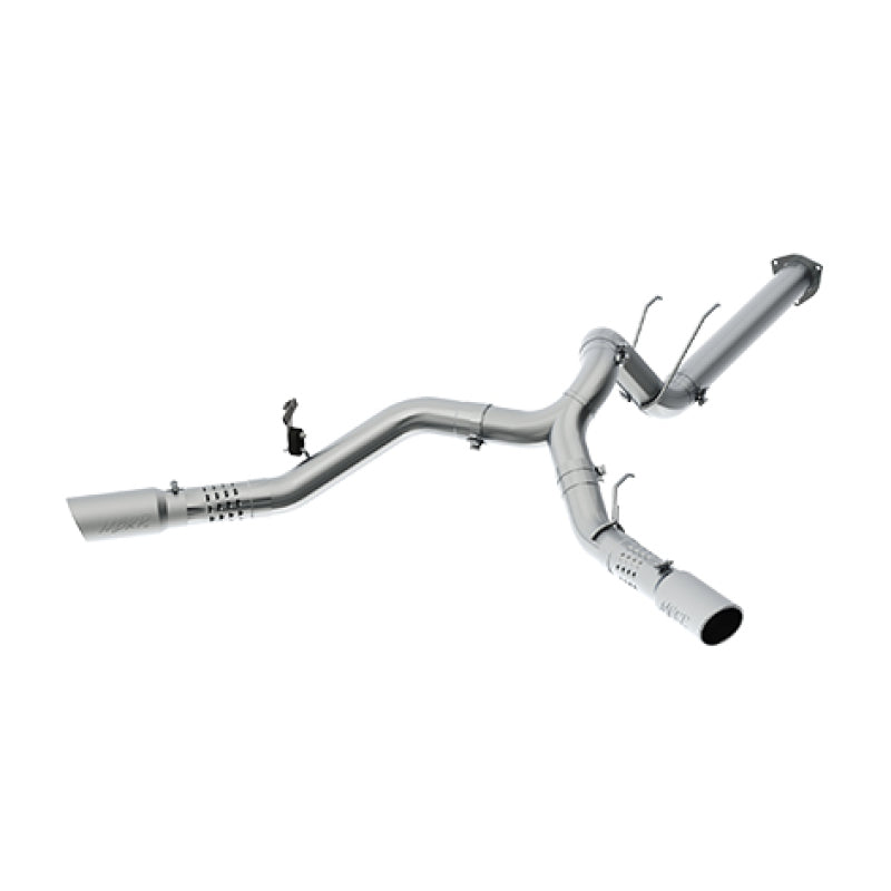 MBRP 17-19 Ford F-250/350/450 6.7L 4in Filter Back Cool Duals T409 Exhaust System-tuningsupply.com