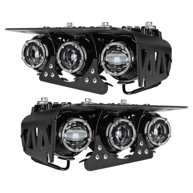 Oracle Lighting 21-24 Ford Bronco Off Road Laser and LED Fog Light Kit for Steel Bumper SEE WARRANTY-tuningsupply.com