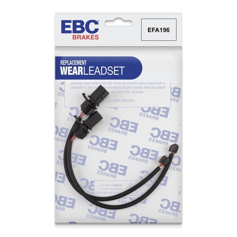 

EBC EFA196 - EBCEFA196 - EBC 2015+ Porsche Macan Front Wear Leads - Shipped in Europe - Tuningsupply.com
