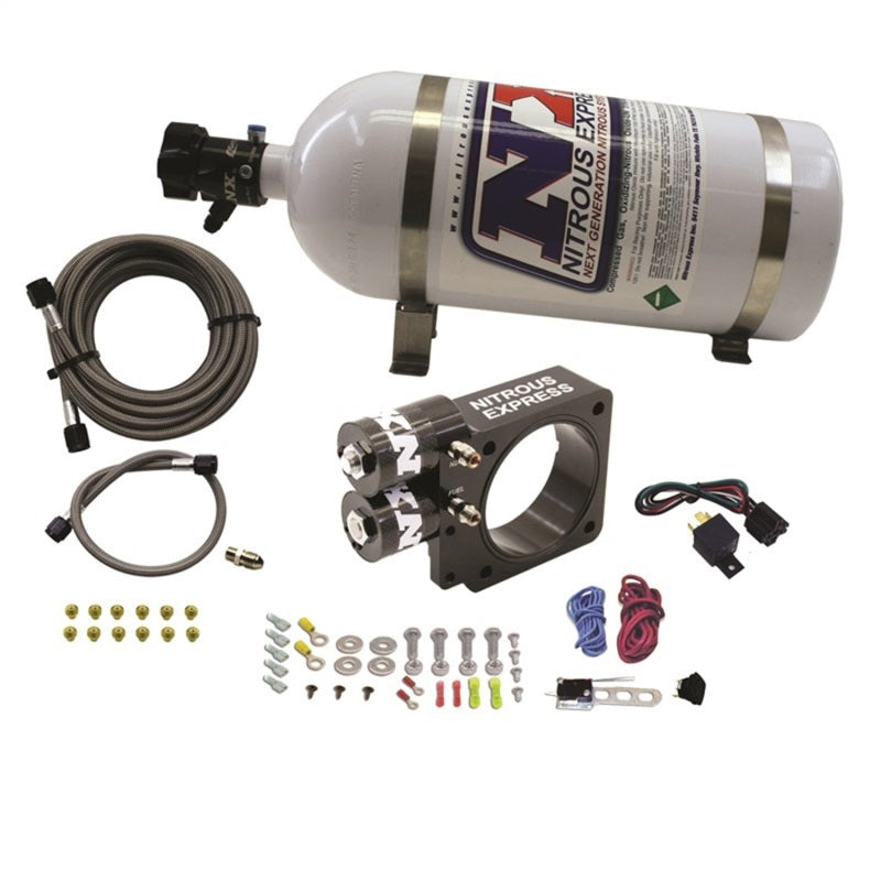 

Nitrous Express 20955-10 - NEX20955-10 - Nitrous Express 86-93 Ford Mustang GT 5.0L (Pushrod) Nitrous Plate Kit w/10lb Bottle - Shipped in Europe - Tuningsupply.com
