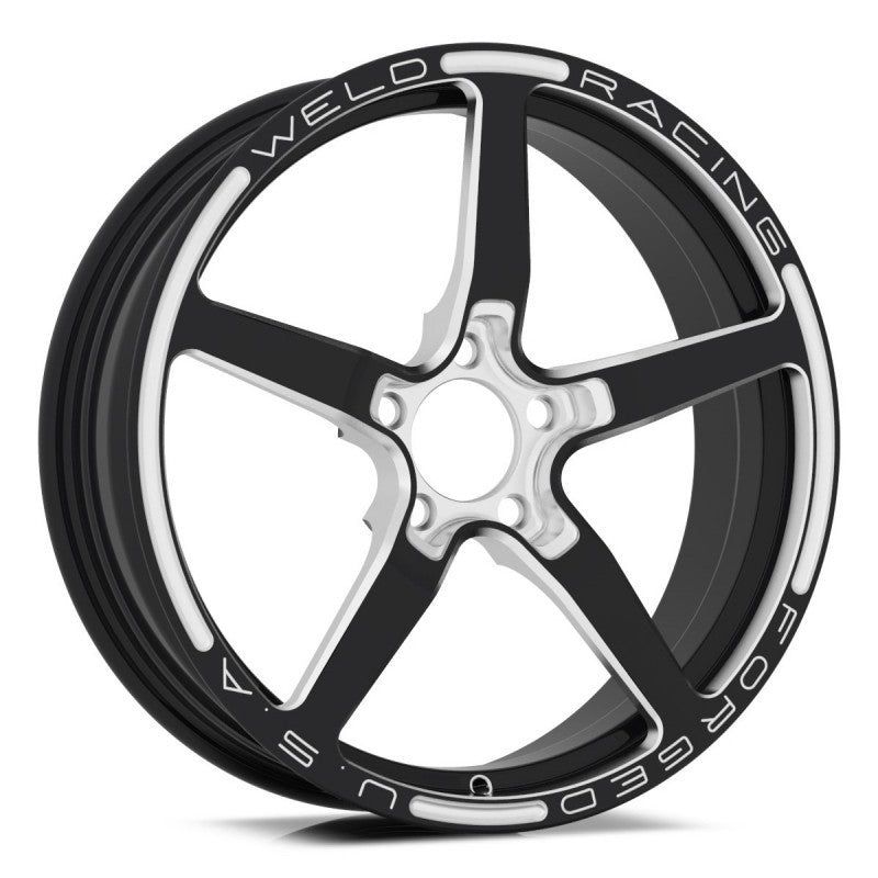 Weld Alumastar 1-Piece 18x6 / 5x115 BP / 2.7in. BS Black Wheel - Non-Beadlock-Wheels - Forged-Weld-WEL88B-1806245-SMINKpower Performance Parts