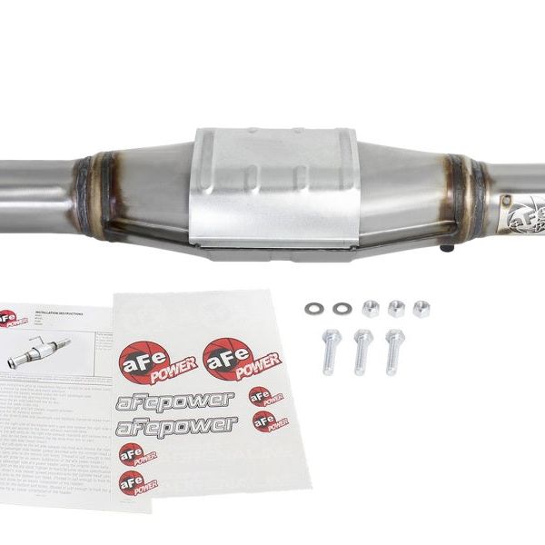 aFe Power Direct Fit Catalytic Converter Replacements Rear 00-03 Jeep Wrangler (TJ) I6-4.0L-tuningsupply.com