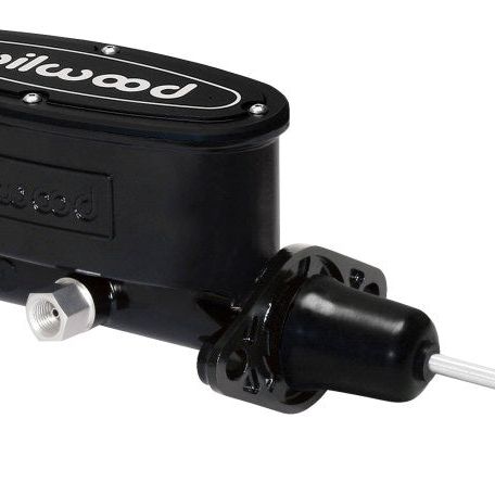 Wilwood High Volume Tandem Master Cylinder - 15/16in Bore Black-W/Pushrod