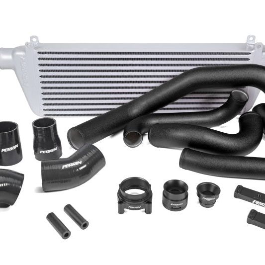 Perrin 22-23 Subaru WRX Front Mount Intercooler Kit (Black Tubes & Silver Core)