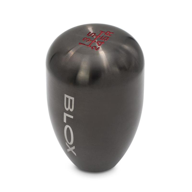 BLOX Racing 6-Speed Billet Shift Knob - Gun Metal 12x1.25mm-tuningsupply.com