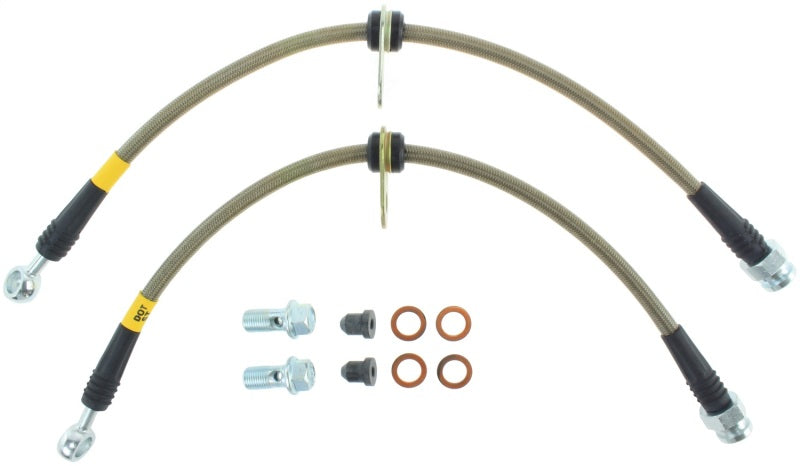 

Stoptech 950.45009 - STO950.45009 - StopTech Stainless Steel Brake Line Kit - Front - Shipped in Europe - Tuningsupply.com
