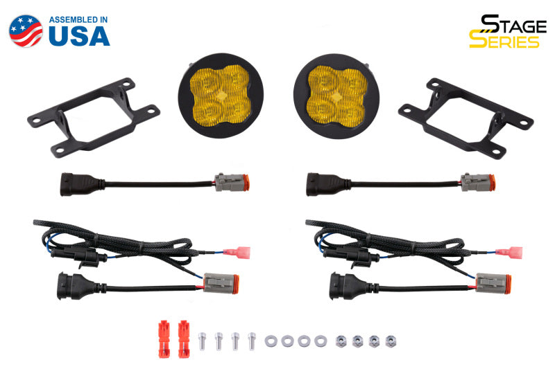 Diode Dynamics SS3 Pro Type A Kit ABL - Yellow SAE Fog-tuningsupply.com