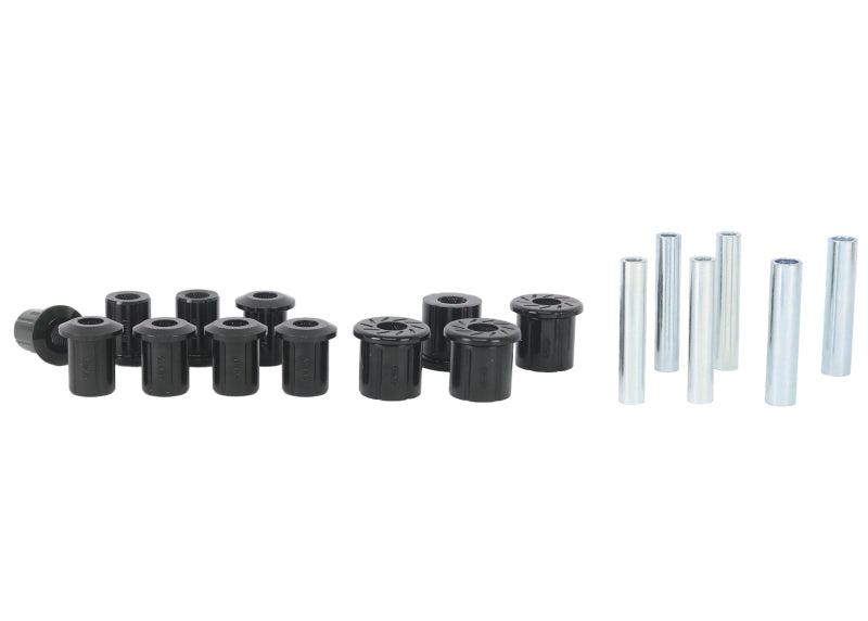 

Whiteline W73476 - WHLW73476 - Whiteline 1971-1974 Chevrolet Blazer Front Leaf Spring Bushings - for use w/ Stock Springs - Shipped in Europe - Tuningsupply.com
