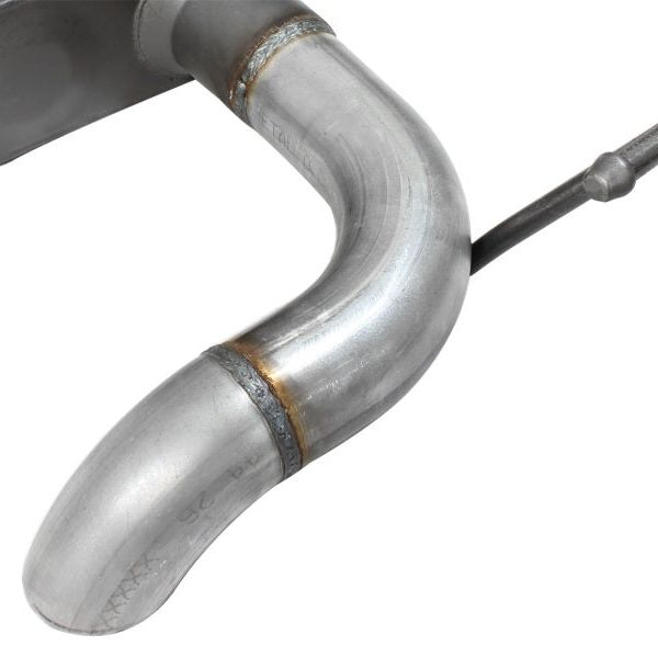 aFe Scorpion Exhaust System Axle Back Aluminized Hi-Tuck 07-17 Jeep Wrangler JK V6 3.6/3.8L-tuningsupply.com