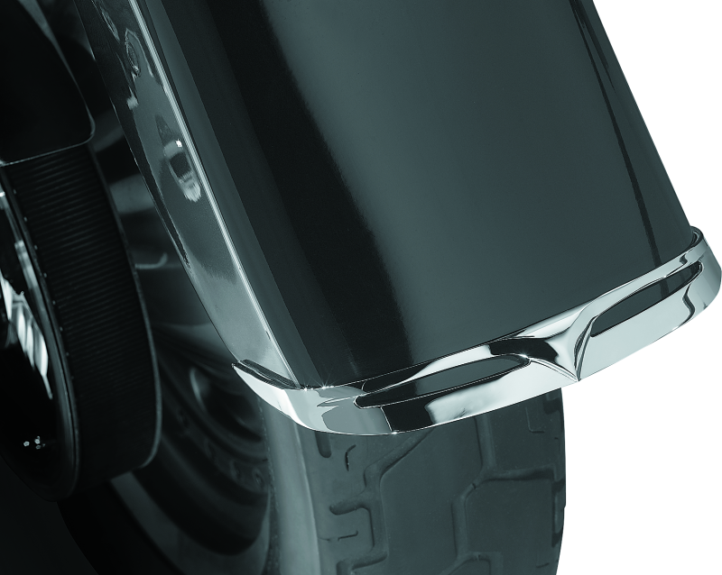 Kuryakyn Fender Tip Rear Fender 90-06 Fat Boy Models Chrome-tuningsupply.com