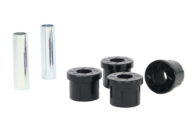 
  

Whiteline W71645 - WHLW71645 - Whiteline 98-04 Nissan Frontier SE/XE Front Control Arm Lower Inner Bushing Kit - Shipped in Europe - Tuningsupply.com

