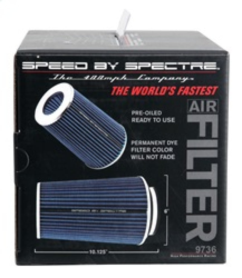 

Spectre 9736 - SPE9736 - Spectre Adjustable Conical Air Filter 9-1/2in. Tall (Fits 3in. / 3-1/2in. / 4in. Tubes) - Blue - Shipped in Europe - Tuningsupply.com
