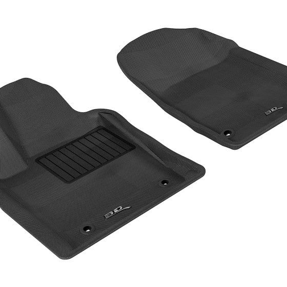 3D MAXpider 2013-2020 Dodge/Jeep Grand Cherokee/Durango Kagu 1st Row Floormat - Black-tuningsupply.com