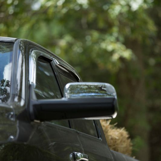 AVS 2019 RAM 1500 Crew Cab Ventvisor Outside Mount Front & Rear Window Deflectors 4pc - Chrome-tuningsupply.com