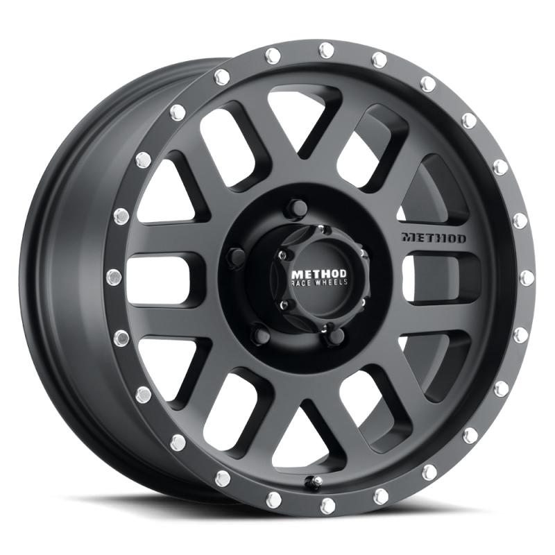 Method MR306 Mesh 18x9 +18mm Offset 5x150 116.5mm CB Matte Black Wheel-tuningsupply.com