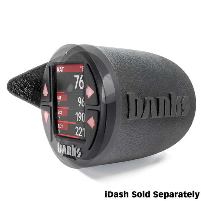 Banks Power 15-19 Chevy/GMC 2500/3500 iDash Stealth Pod Mount - Single Gauge-tuningsupply.com