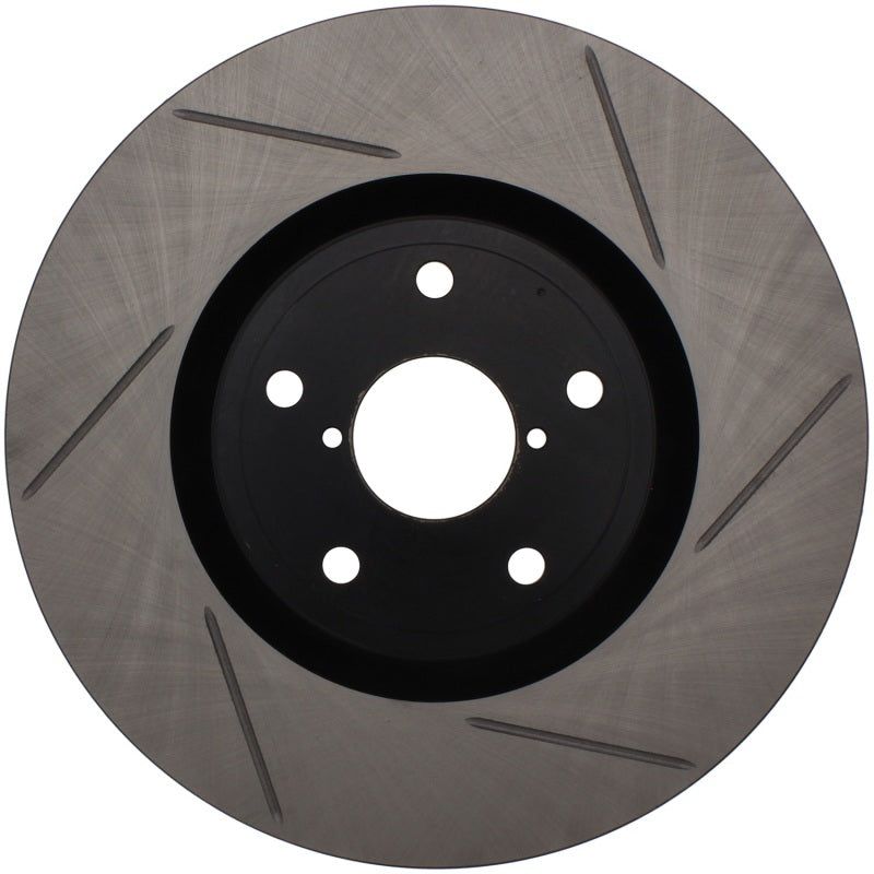 StopTech Power Slot 05-08 STi Front Right Slotted Rotor-Brake Rotors - Slotted-Stoptech-STO126.47022SR-SMINKpower Performance Parts