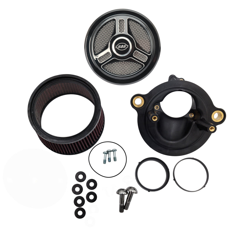 
    

S&S Cycle 170-0937 - SSC170-0937 - S&S Cycle M8 Gen 2 Models Stealth Air Cleaner Kit w/ 1in Filter Tri-Spoke 58/64/68mm TB - Gloss Blck - Shipped in Europe - Tuningsupply.com

  