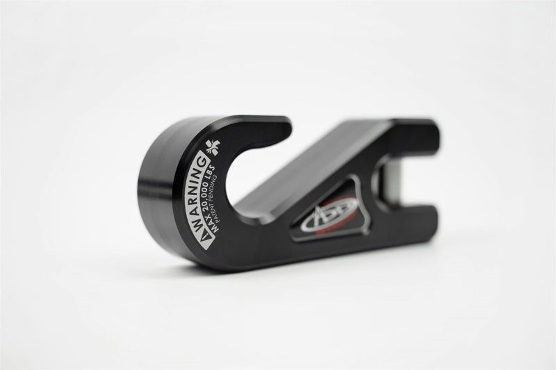 Addictive Desert Designs 1-5/16in Winch Fairlead Plate w/ Recessed Round End Hook - Black-tuningsupply.com