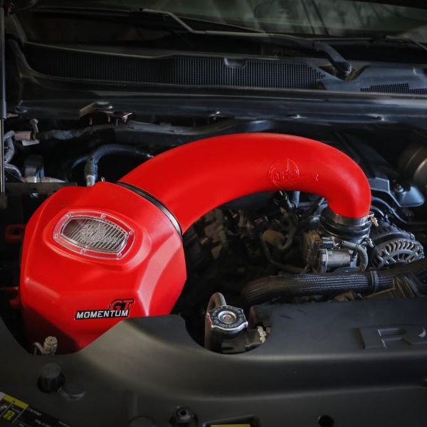 aFe Momentum GT Pro DRY S Intake System Red Edition 19-23 Dodge RAM 1500 V8-5.7L HEMI-tuningsupply.com