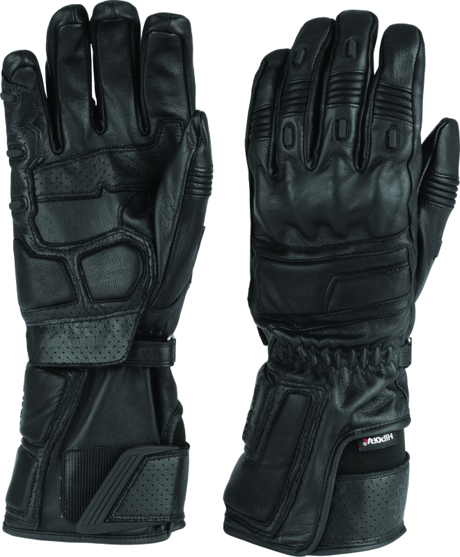 FIRSTGEAR Himalayan Long Gloves Black - Large-tuningsupply.com