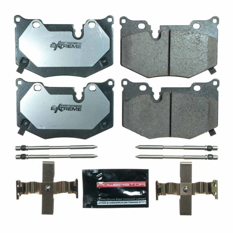 Power Stop 2020 Chevrolet Corvette C8 Z51 Rear Z26 Extreme Street Brake Pads w/Hardware-tuningsupply.com