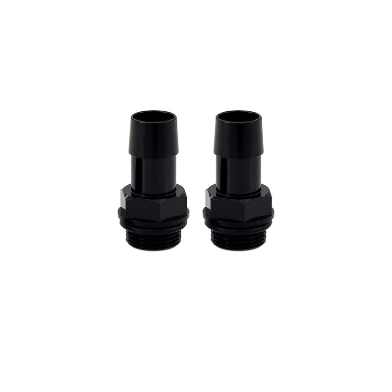 Mishimoto 2pcs. M20x1.5 5/8in Aluminum Catch Can Fittings - Black-tuningsupply.com